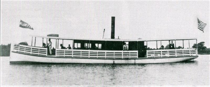 Passenger ferry service from Rehoboth Beach to Bethany Beach was provided in the early days of the canal. REHOBOTH BEACH MUSEUM PHOTO